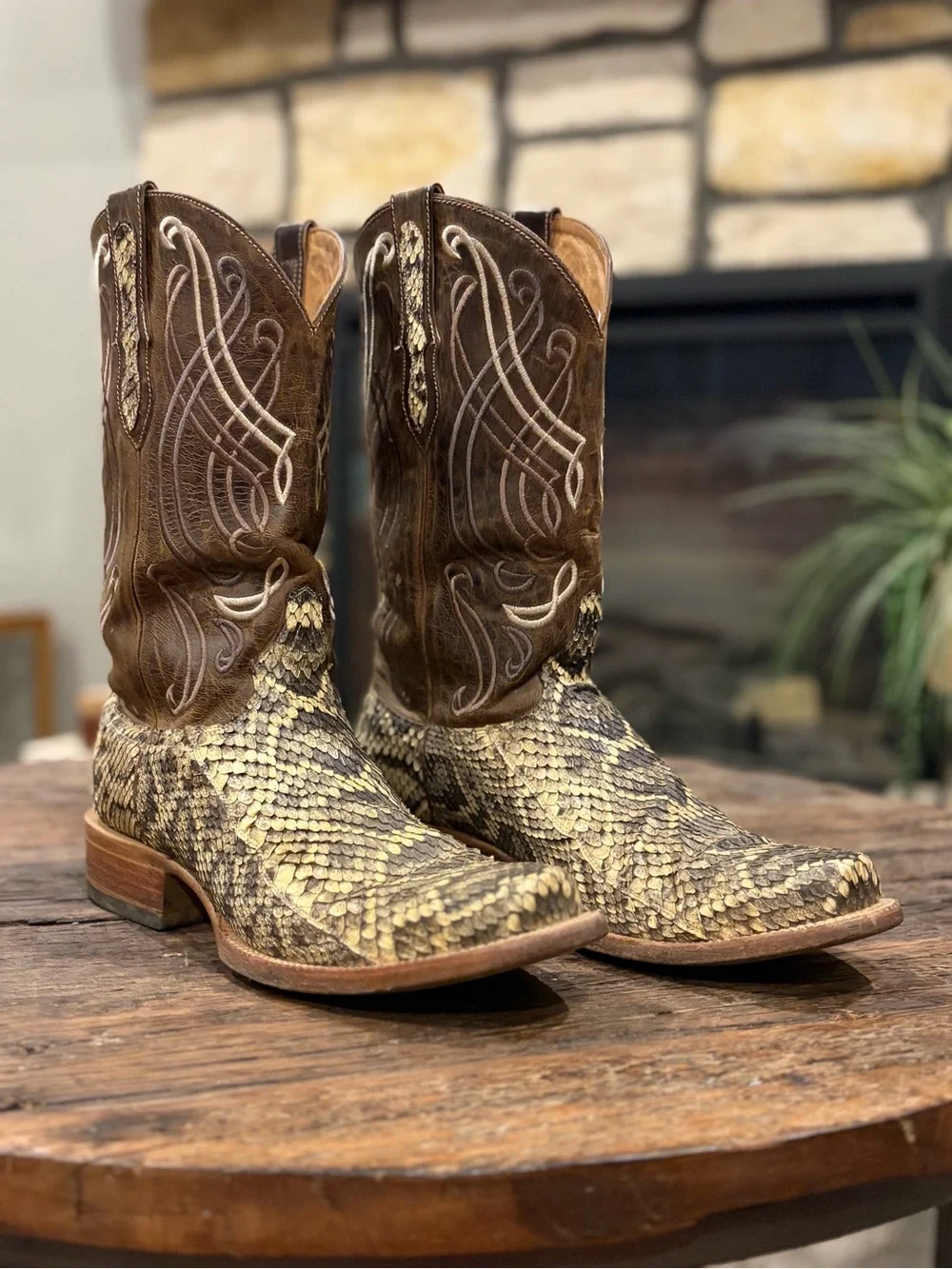 Old Gringo McAllen Mens Eastern Rattlesnake Western Boots